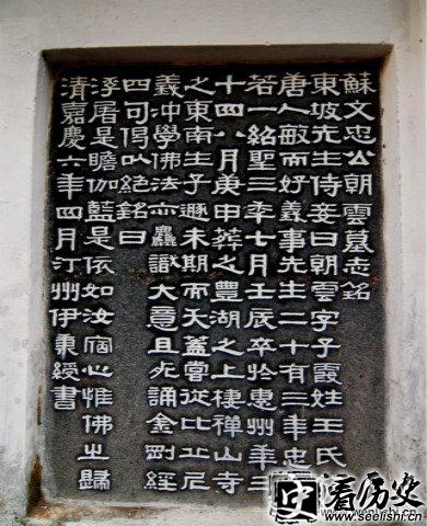 王朝云 墓志铭
