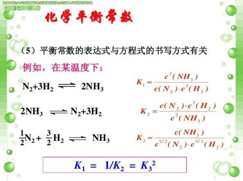 化学平衡常数表达式(化学平衡常数与温度的关系)-第1张图片-