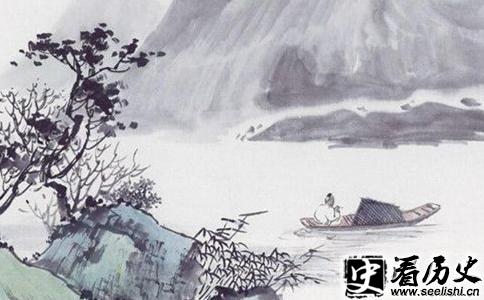 《渔翁》画作