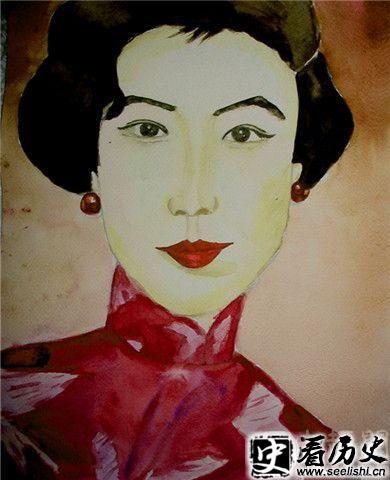 张爱玲画像