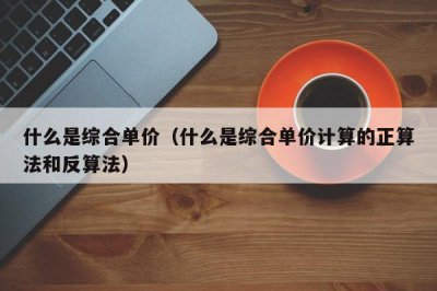​什么是综合单价（什么是综合单价计算的正算法和反算法）