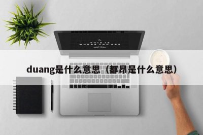 ​duang是什么意思（都昂是什么意思）