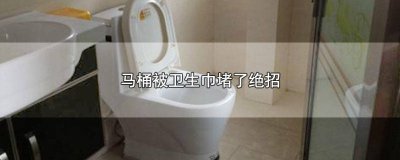 ​马桶里塞了卫生巾堵了怎么办 卫生巾放马桶堵了怎么办