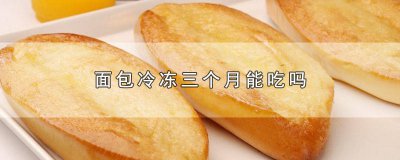 ​面包放冷冻二个月了能吃吗 面包冷冻一个半月还可以吃吗