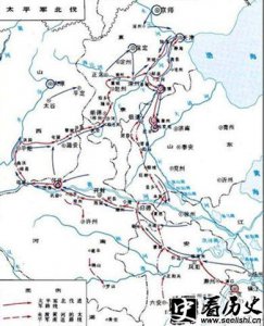 ​太平军北伐路线是怎样的