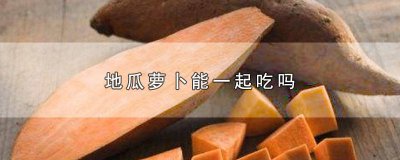 ​萝卜可以和地瓜一起吃吗? 萝卜与地瓜能一起吃吗