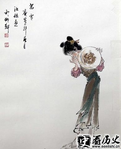 红楼梦茜雪画像