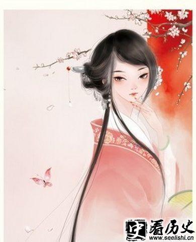 薄姬插画图