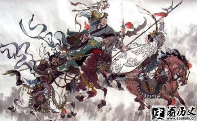 ​经典名著中三英战吕布图片介绍