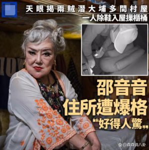 ​73岁港星家中被盗，损失数千元后控诉：我没钱，杀了我也没用