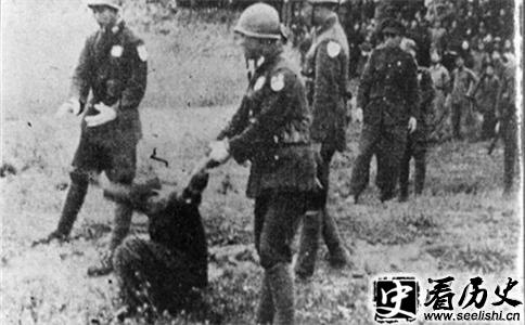 谷寿夫被处决照片