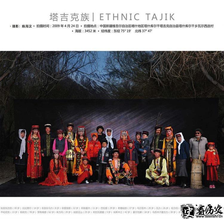 中华全家福之塔吉克族全家福