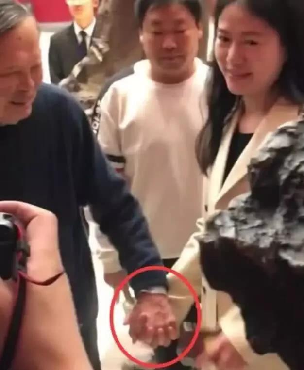 杨振宁与翁帆。