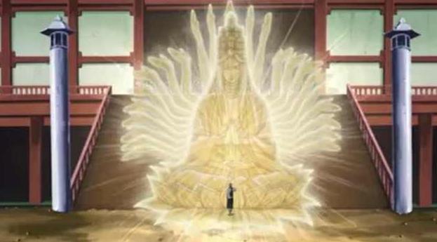 火影中此术是真数千手的缩小版，只有两人会使用，全死于飞段之手