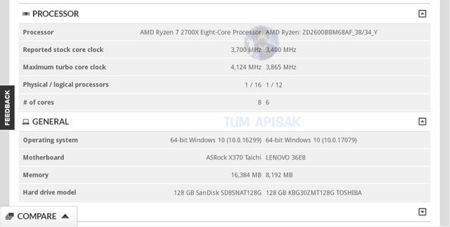 AMD Ryzen 2700X处理器曝光 新八核旗舰即将到来