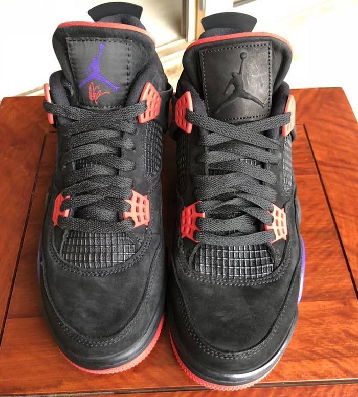 AJ4 猛龙配色原为 Drake 联名？！早期 Sample 实物曝光！