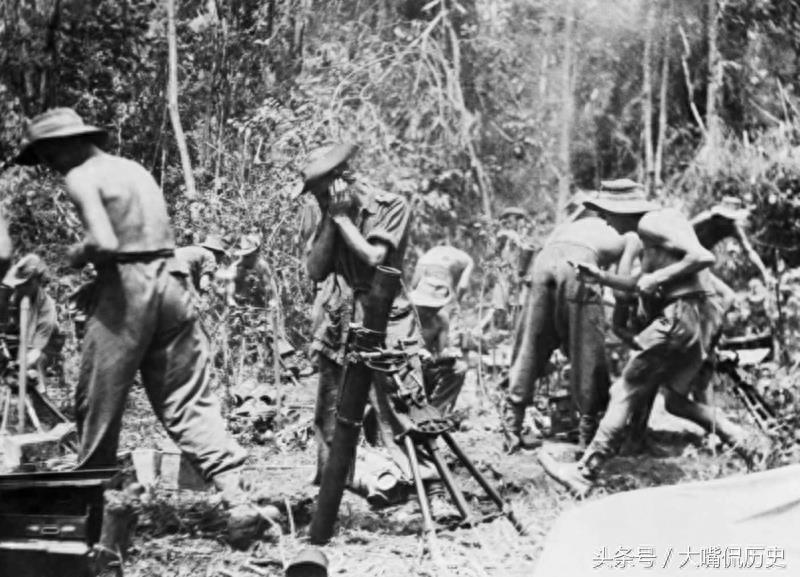 18张二战东南亚缅甸战场老照片，第3张鬼子兵死了一片