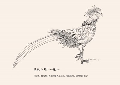 ​《山海经》-鸾鸟