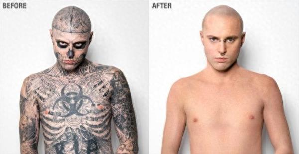 纹身弱爆了,“僵尸男孩”带给你视觉冲击。