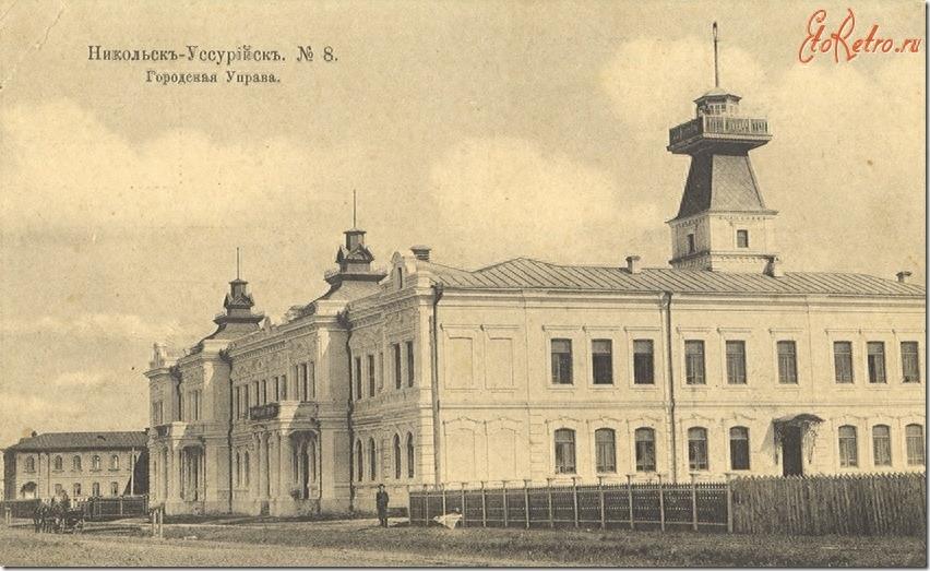 1910年乌苏里斯克（双城子），城市实景老照片，曾经中国的土地