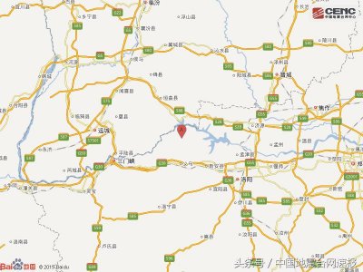 ​河南三门峡市渑池县附近发生3.0级左右地震